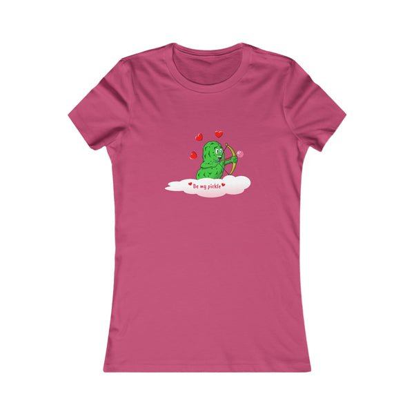 Be My Pickle Women's Slim-Fit Premium Cotton T-Shirt