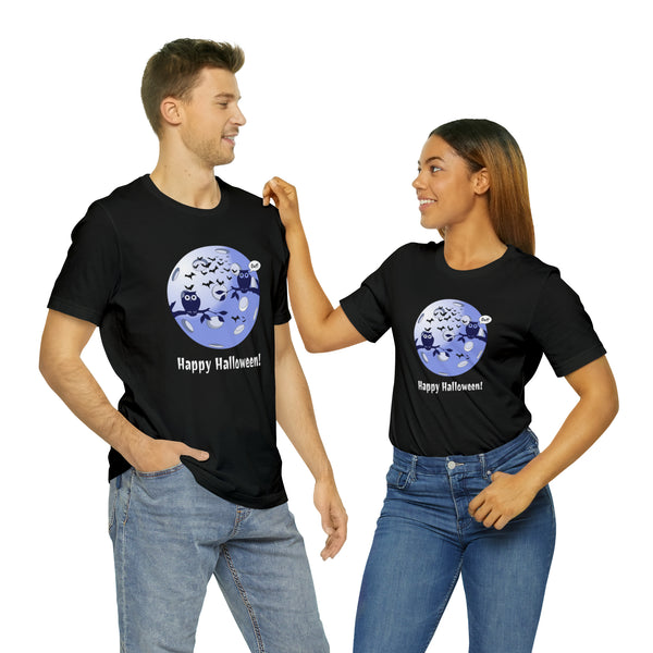 Pickleball Halloween Moon Unisex T-Shirt