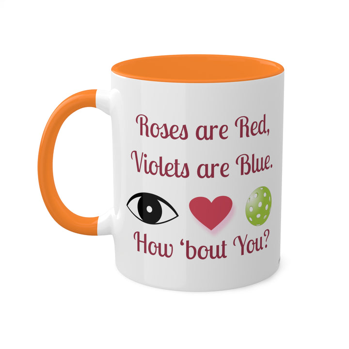 Roses are Red Coffee Mug - Great Pickleball Stuff