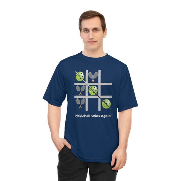 Pickleball Tic Tac Toe Tennis Unisex Moisture-Wicking T-Shirt - Great Pickleball Stuff