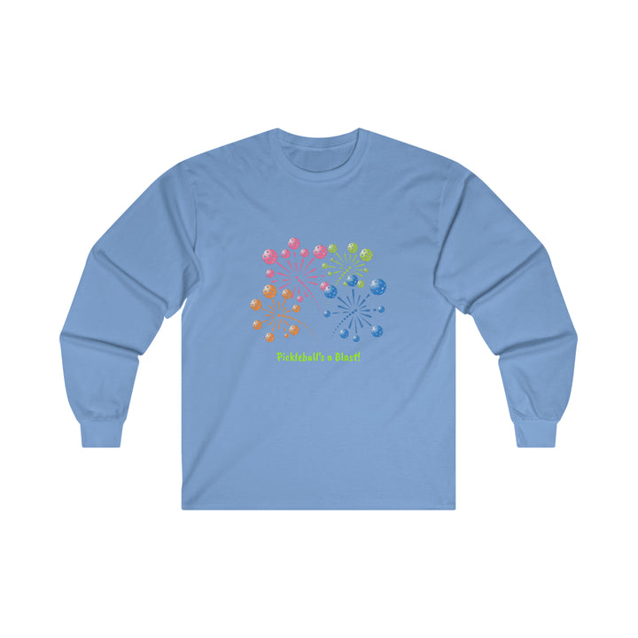 Pickleball's a Blast Ultra Cotton Long Sleeve Tee - Great Pickleball Stuff