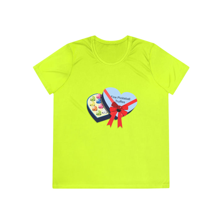 Pickleball Truffles Women's Moisture-Wicking T-Shirt - Great Pickleball Stuff