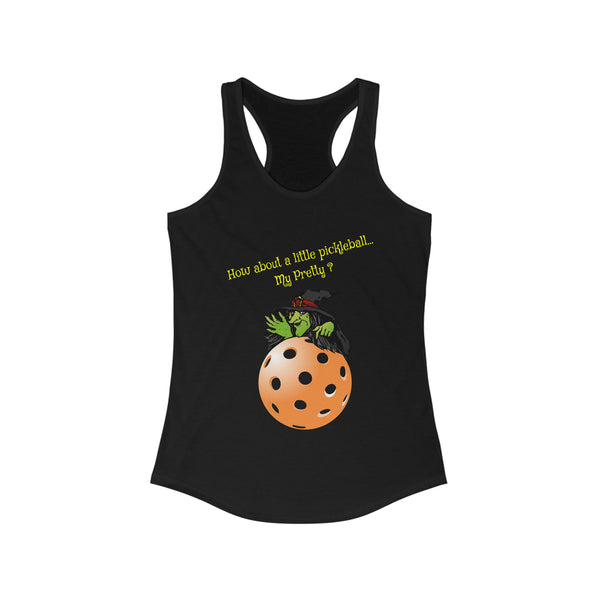 Pickleball Witch Women's Racerback Tank