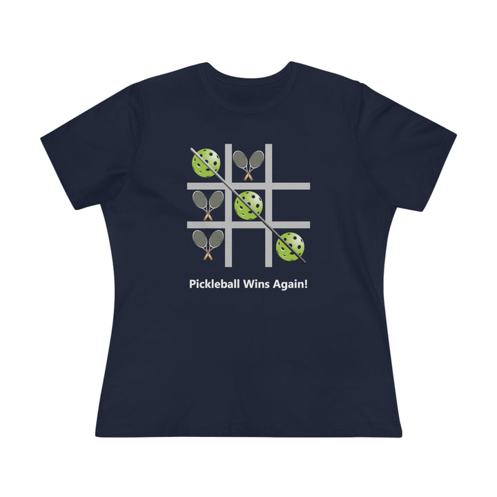 Pickleball Tic Tac Toe Tennis Women's Relaxed-Fit T-shirt - Great Pickleball Stuff