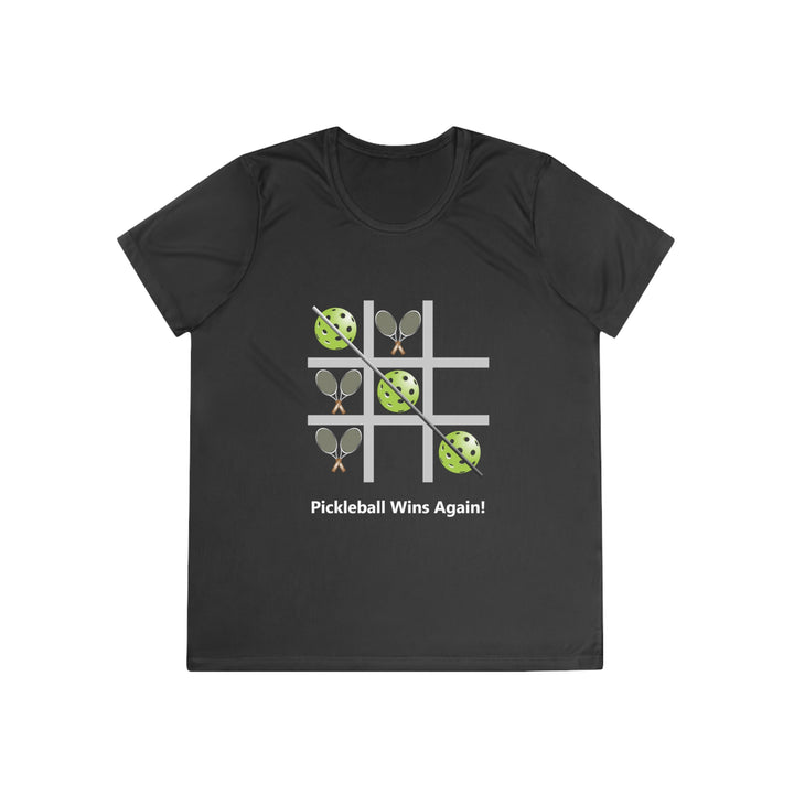 Pickleball Tic Tac Toe Tennis Women's Moisture-Wicking T-Shirt - Great Pickleball Stuff