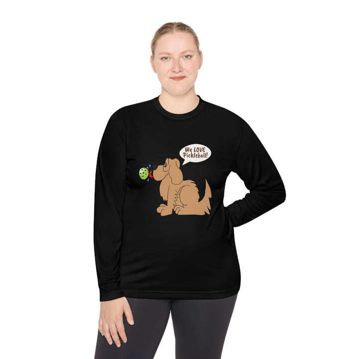 We Love Pickleball Unisex Moisture-Wicking Long Sleeve Tee-Great Pickleball Stuff