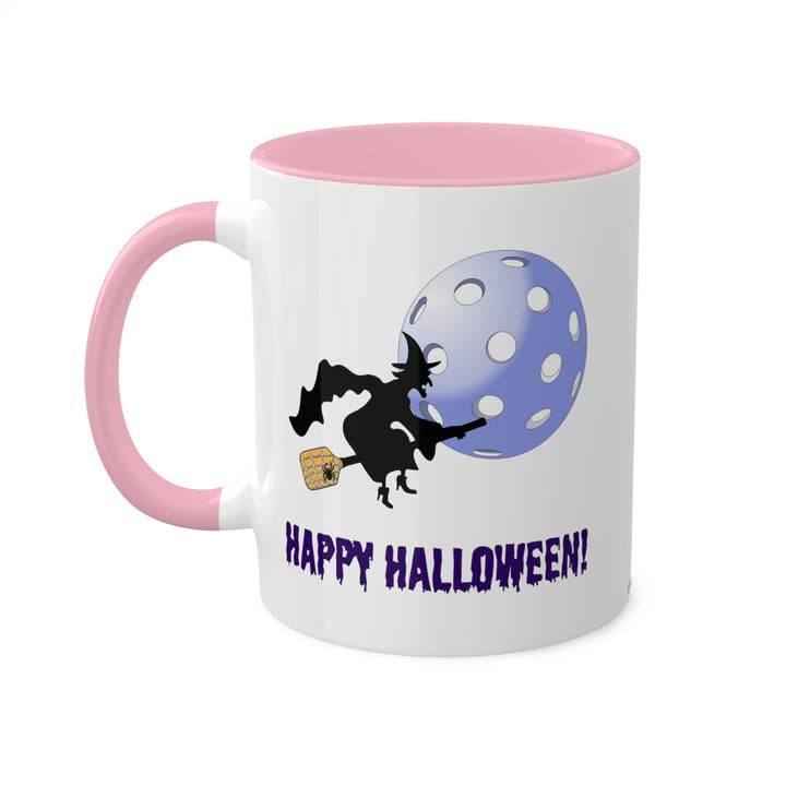 Pickleball Flying Witch Coffee Mug-Great Pickleball Stuff