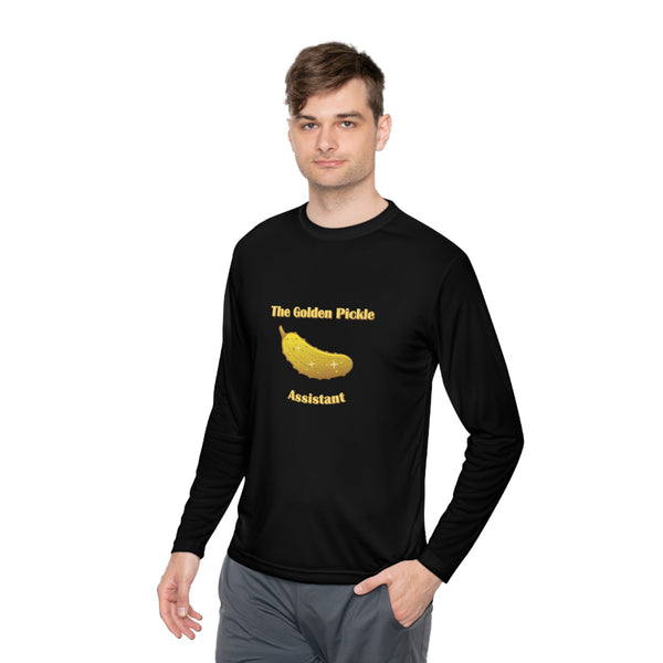 Golden Pickle Assistant Unisex Moisture-Wicking Long Sleeve Tee