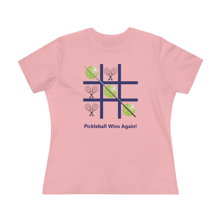 Pickleball Tic Tac Toe Tennis Women's Relaxed-Fit T-shirt - Great Pickleball Stuff