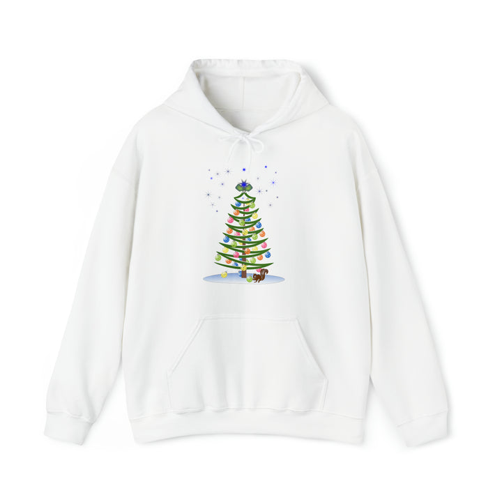 Pickleball Christmas Tree Unisex Hoodie - Great Pickleball Stuff