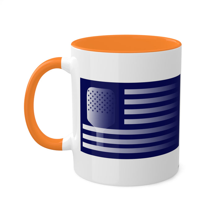 Paddle Flag Coffee Mug-Navy-Great Pickleball Stuff