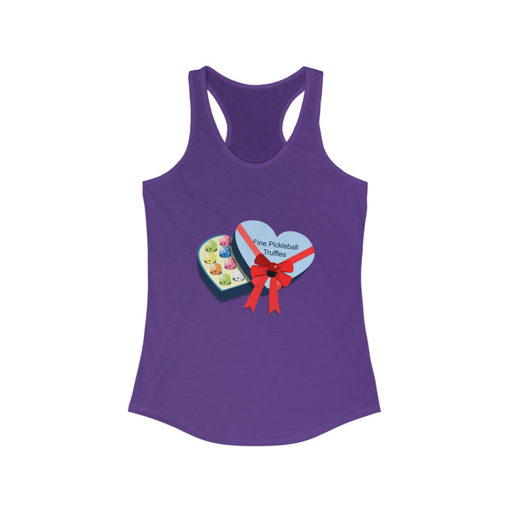 Pickleball Truffles Women's Racerback Tank - Great Pickleball Stuff