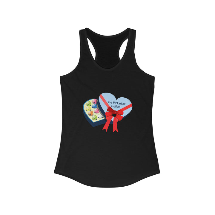 Pickleball Truffles Women's Racerback Tank - Great Pickleball Stuff