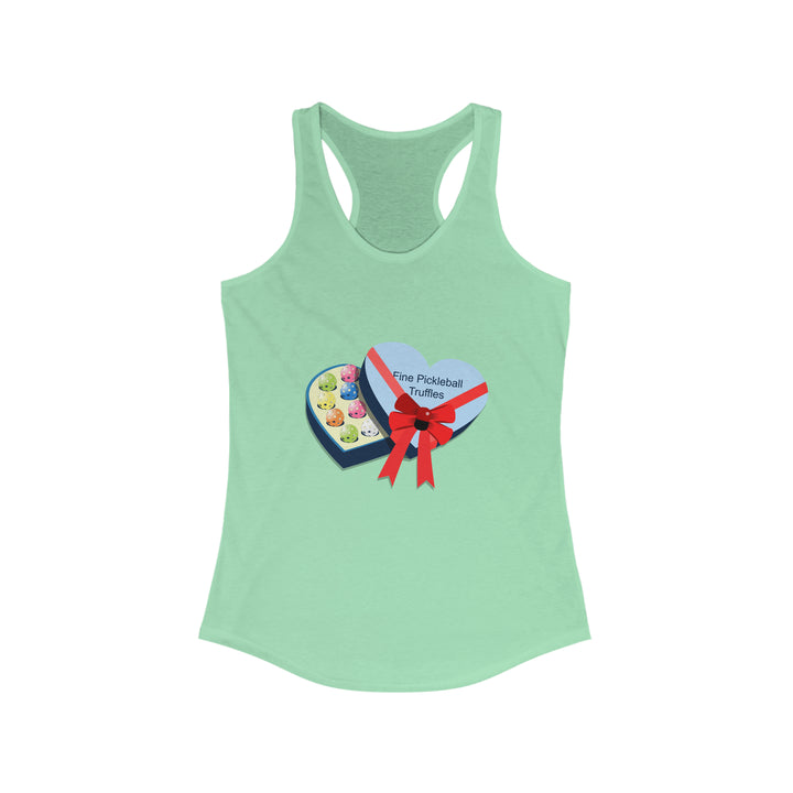 Pickleball Truffles Women's Racerback Tank - Great Pickleball Stuff