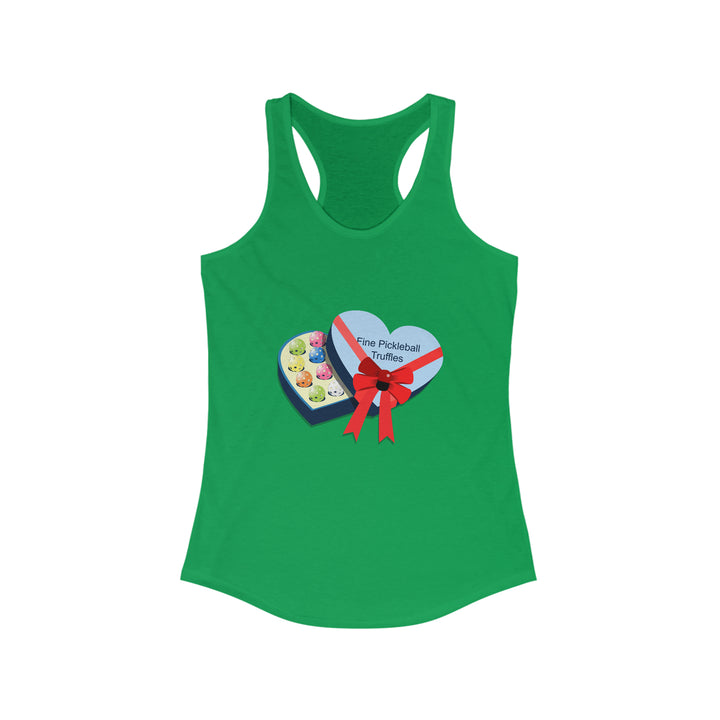 Pickleball Truffles Women's Racerback Tank - Great Pickleball Stuff