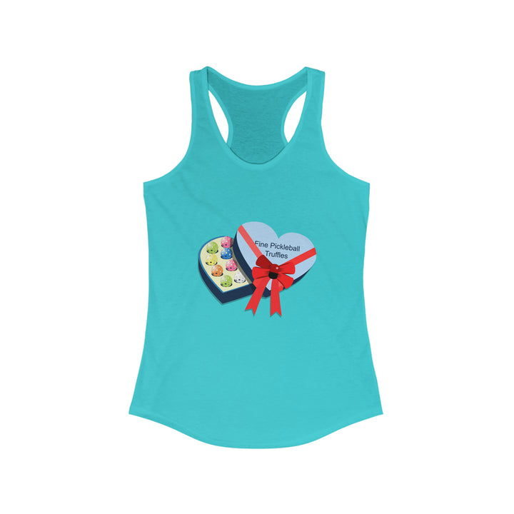 Pickleball Truffles Women's Racerback Tank - Great Pickleball Stuff