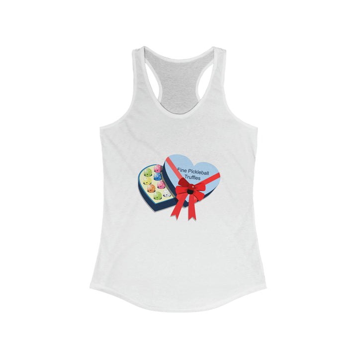 Pickleball Truffles Women's Racerback Tank - Great Pickleball Stuff