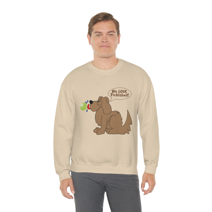 We Love Pickleball Unisex Crewneck Sweatshirt-Great Pickleball Stuff