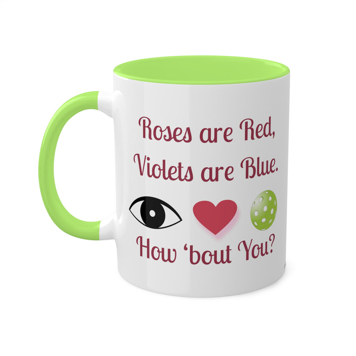 Roses are Red Coffee Mug - Great Pickleball Stuff