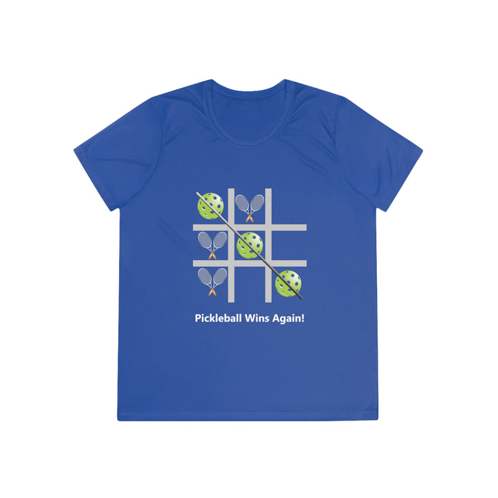 Pickleball Tic Tac Toe Tennis Women's Moisture-Wicking T-Shirt - Great Pickleball Stuff