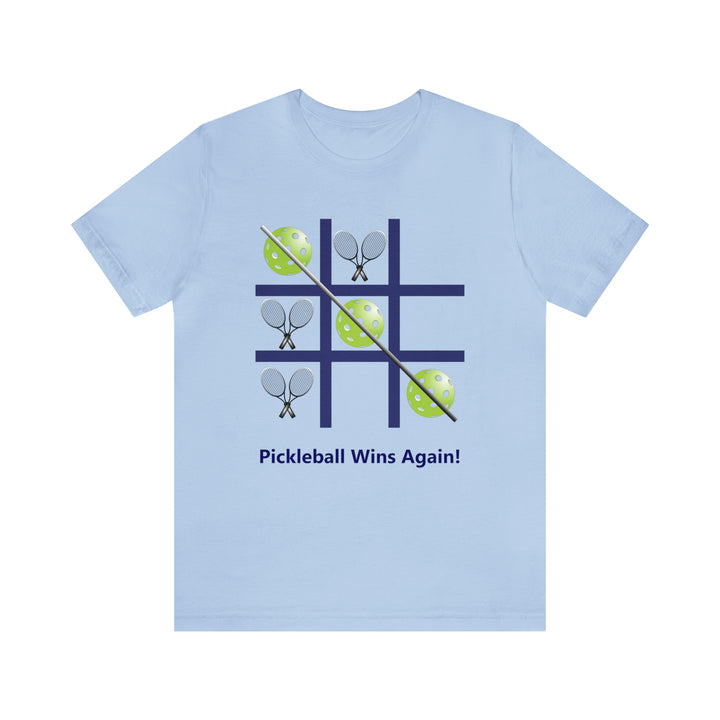 Pickleball Tic Tac Toe Tennis Unisex T-Shirt - Great Pickleball Stuff