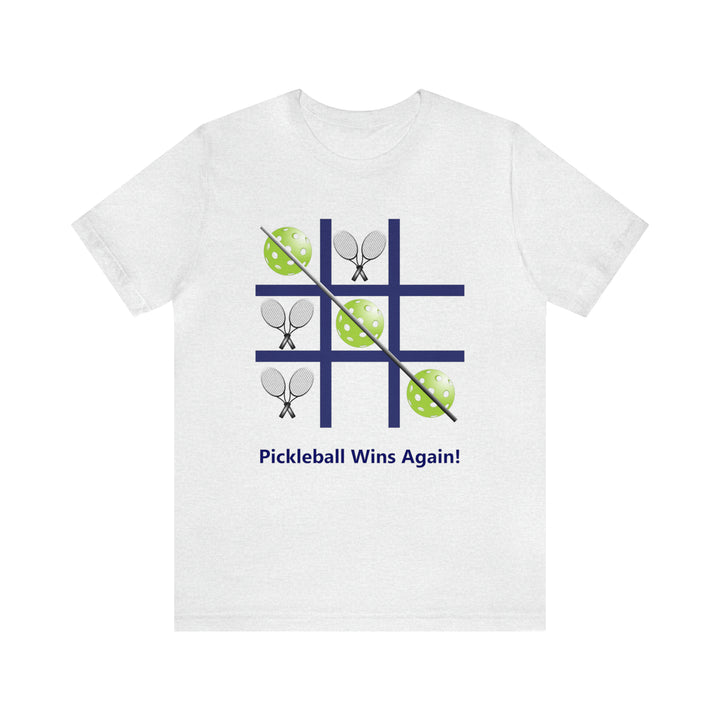 Pickleball Tic Tac Toe Tennis Unisex T-Shirt - Great Pickleball Stuff