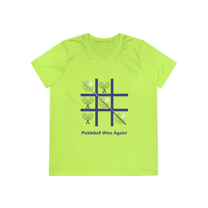 Pickleball Tic Tac Toe Tennis Women's Moisture-Wicking T-Shirt - Great Pickleball Stuff