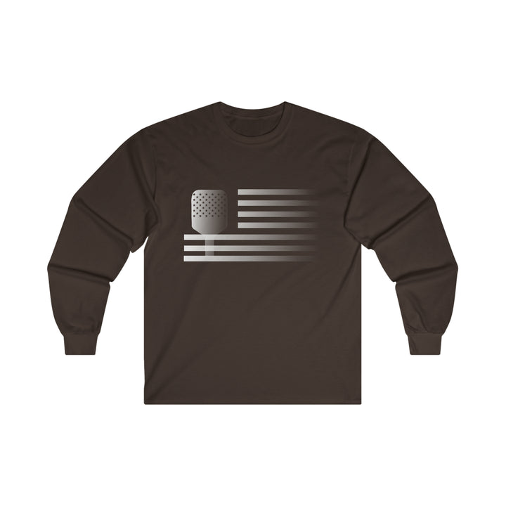 Paddle Flag  Ultra Cotton Long Sleeve Tee - Great Pickleball Stuff