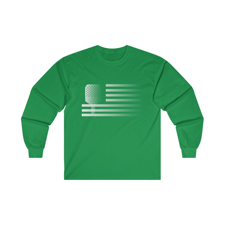 Paddle Flag  Ultra Cotton Long Sleeve Tee - Great Pickleball Stuff