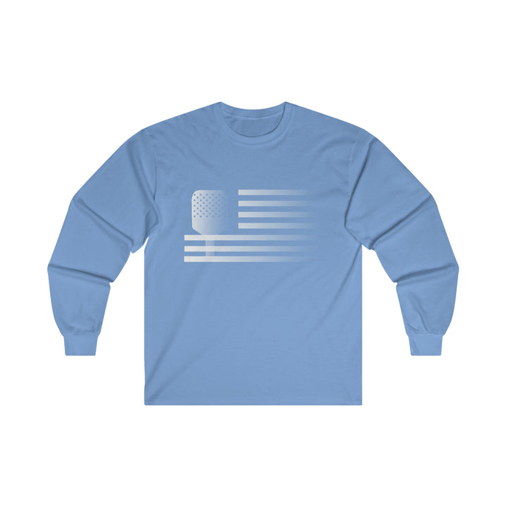 Paddle Flag  Ultra Cotton Long Sleeve Tee - Great Pickleball Stuff