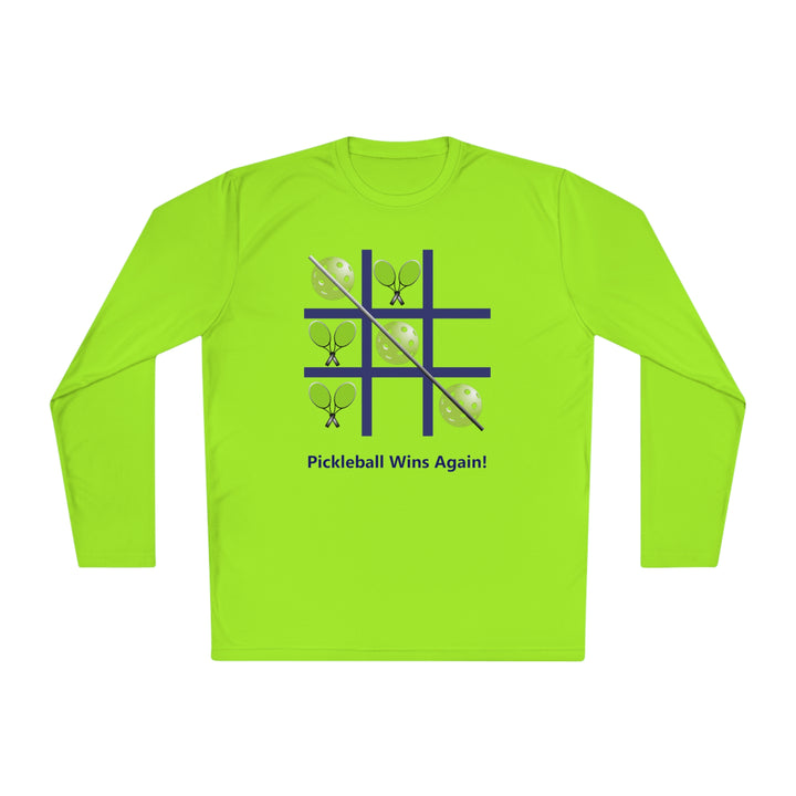 Pickleball Tic Tac Toe Tennis Unisex Moisture-Wicking Long Sleeve Tee - Great Pickleball Stuff