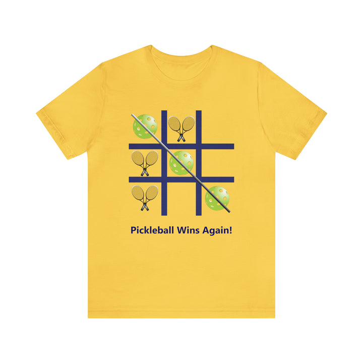 Pickleball Tic Tac Toe Tennis Unisex T-Shirt - Great Pickleball Stuff