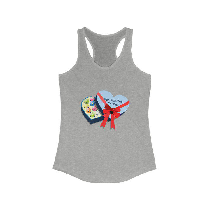 Pickleball Truffles Women's Racerback Tank - Great Pickleball Stuff