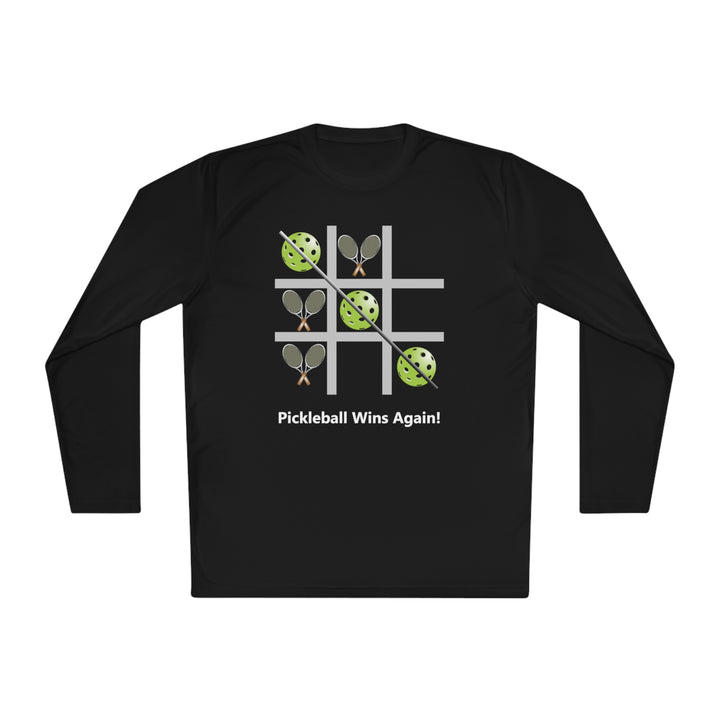 Pickleball Tic Tac Toe Tennis Unisex Moisture-Wicking Long Sleeve Tee - Great Pickleball Stuff