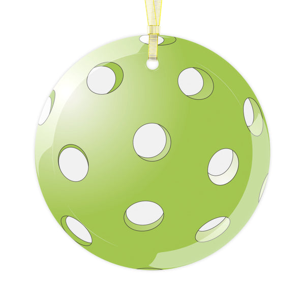 Green Pickleball Ornament