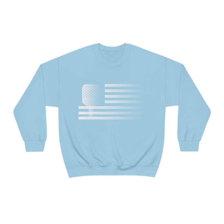 Paddle Flag  Unisex Crewneck Sweatshirt - Great Pickleball Stuff