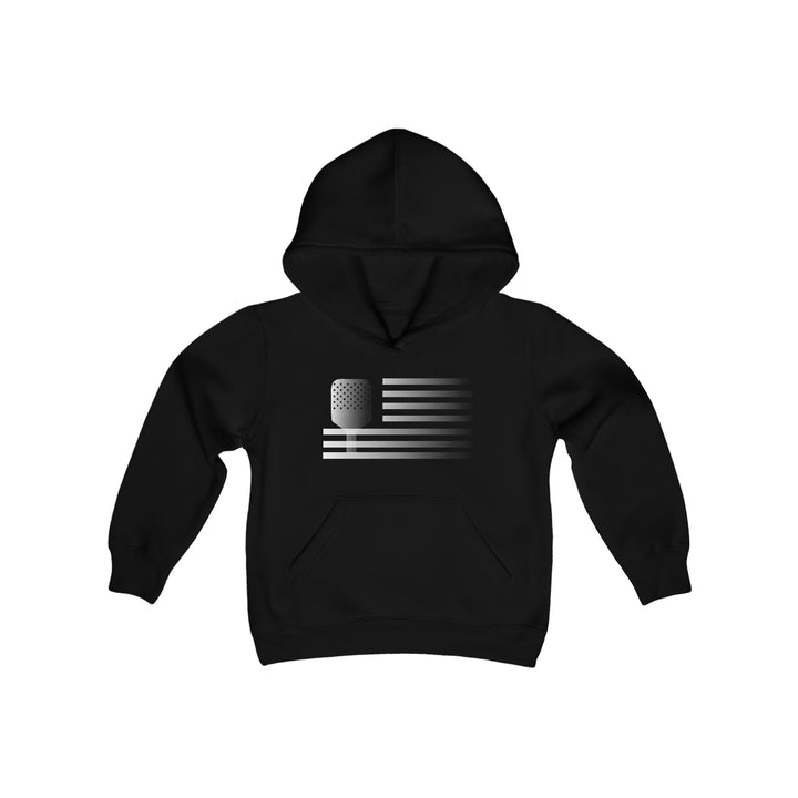 Paddle Flag  Youth Hoodie - Great Pickleball Stuff