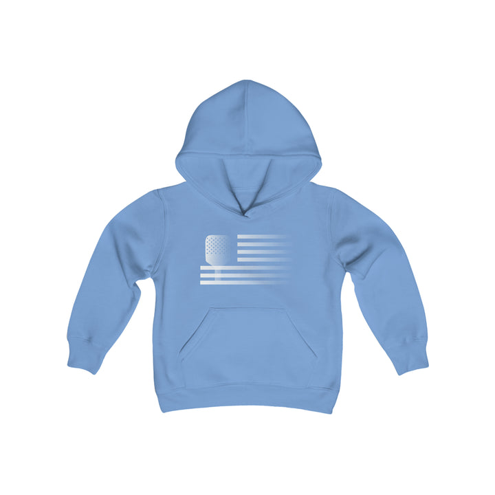 Paddle Flag  Youth Hoodie - Great Pickleball Stuff