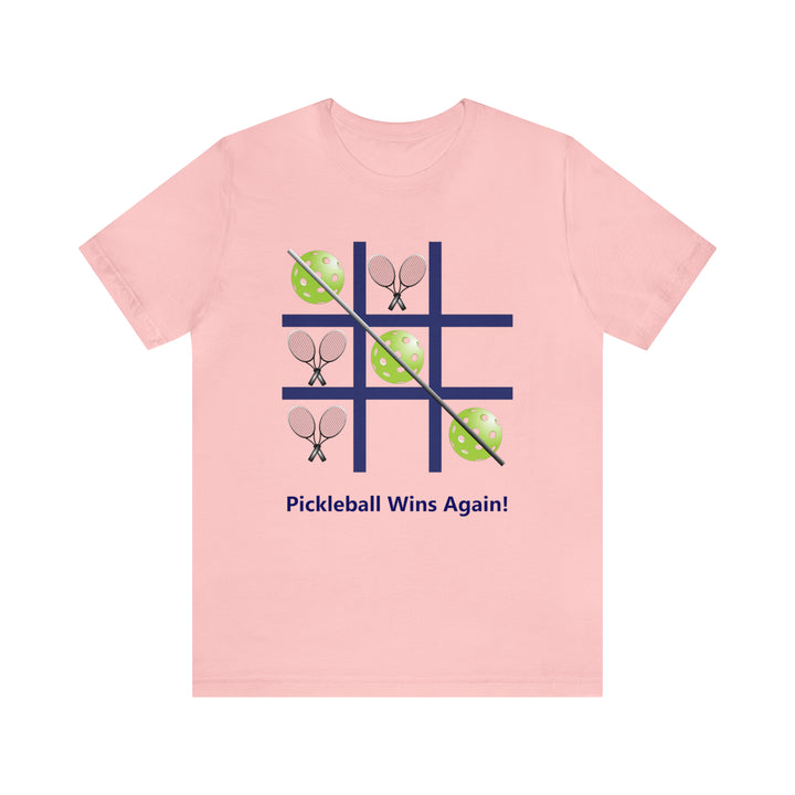 Pickleball Tic Tac Toe Tennis Unisex T-Shirt - Great Pickleball Stuff