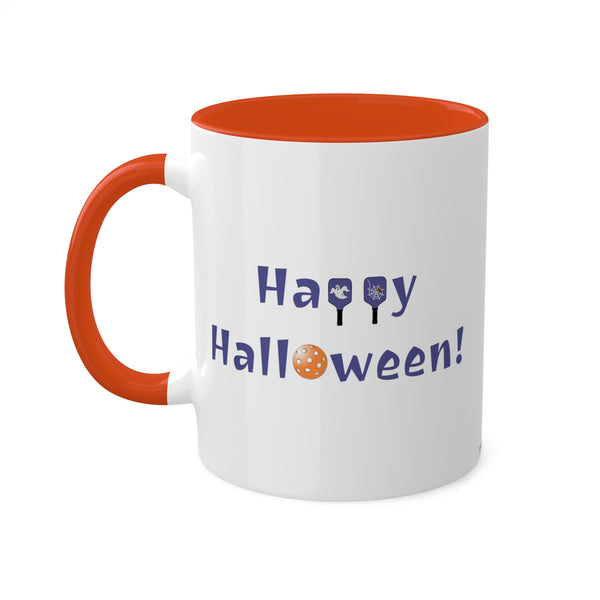 Happy Halloween Coffee Mug - Great Pickleball Stuff