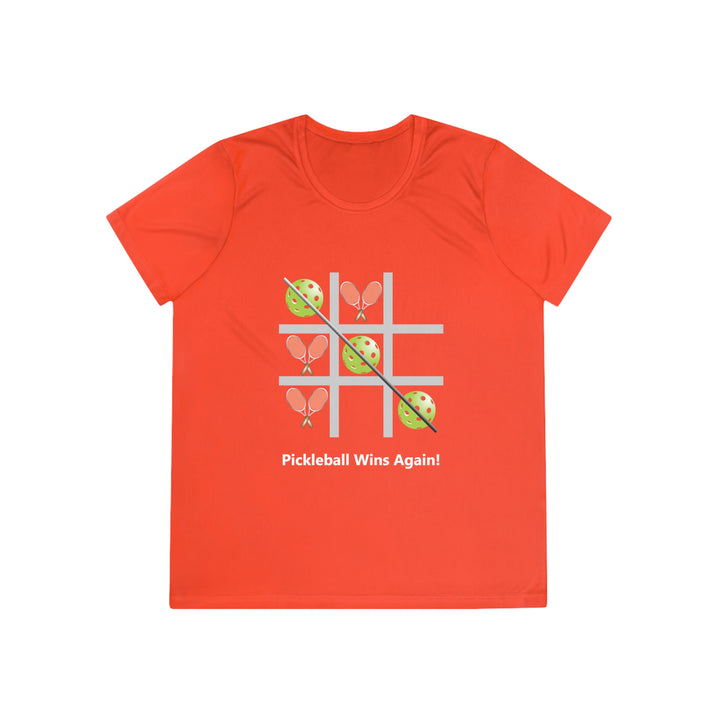 Pickleball Tic Tac Toe Tennis Women's Moisture-Wicking T-Shirt - Great Pickleball Stuff