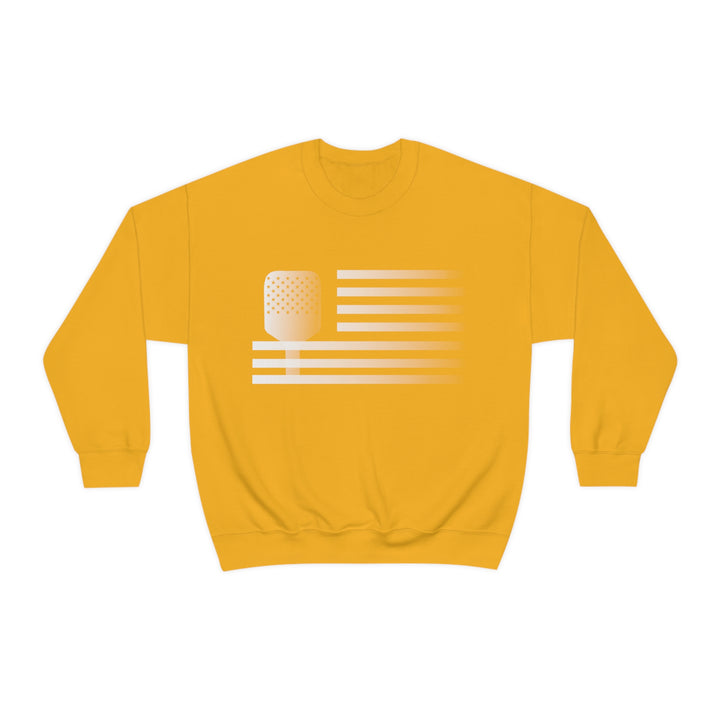 Paddle Flag  Unisex Crewneck Sweatshirt - Great Pickleball Stuff