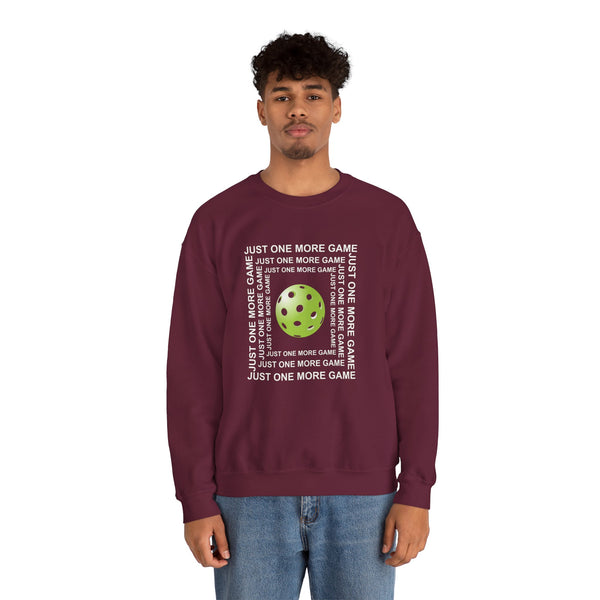 Just One More Game Square Unisex Crewneck Sweatshirt