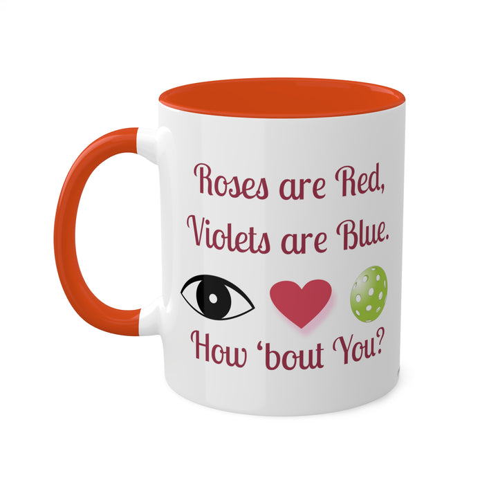 Roses are Red Coffee Mug - Great Pickleball Stuff