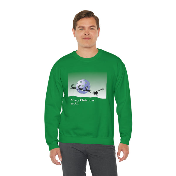 Pickleball Ho-Ho-2 Unisex Crewneck Sweatshirt