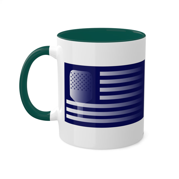 Paddle Flag Coffee Mug-Navy-Great Pickleball Stuff