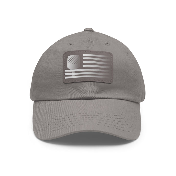 Paddle Flag Pickleball Cap with Leather Patch - Great Pickleball Stuff