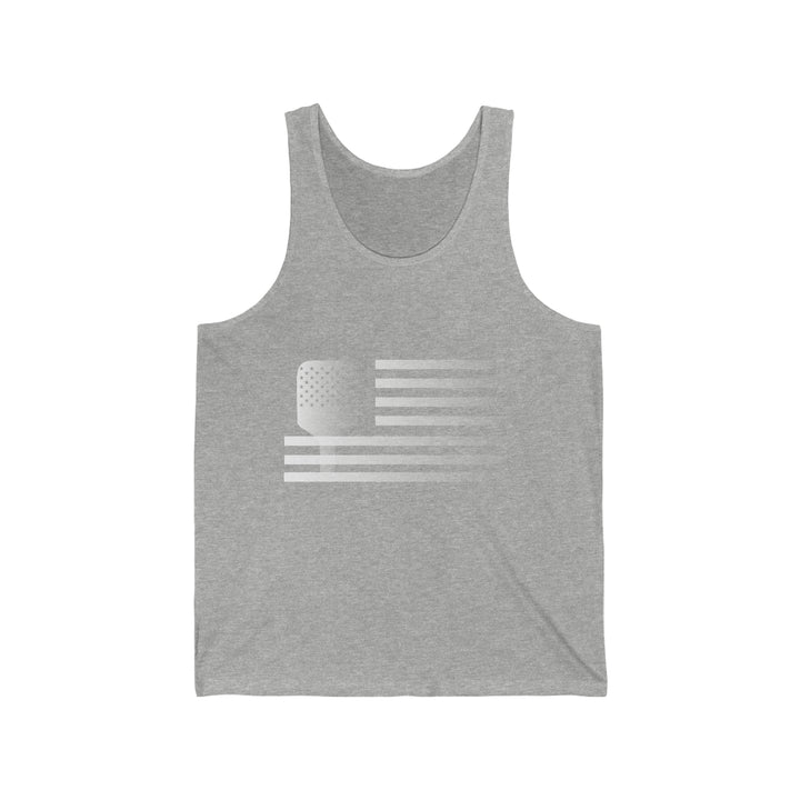 Paddle Flag Unisex Cotton Tank - Great Pickleball Stuff