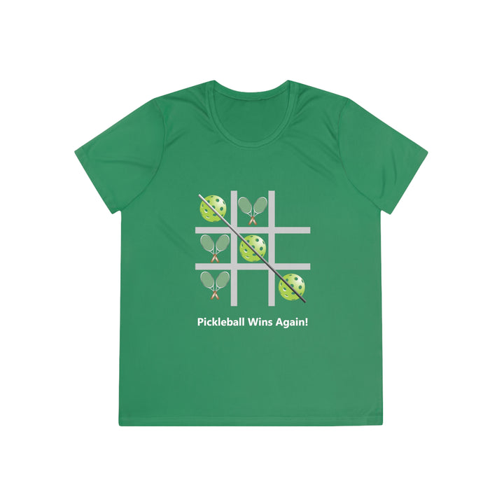 Pickleball Tic Tac Toe Tennis Women's Moisture-Wicking T-Shirt - Great Pickleball Stuff