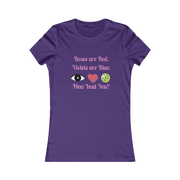 Roses are Red Women's Slim-Fit Premium Cotton T-Shirt